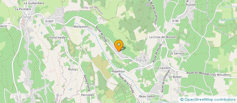 localisation de l'entreprise LA FABRIQUE - ACADEMIE DE MECANIQUE  THEIZE