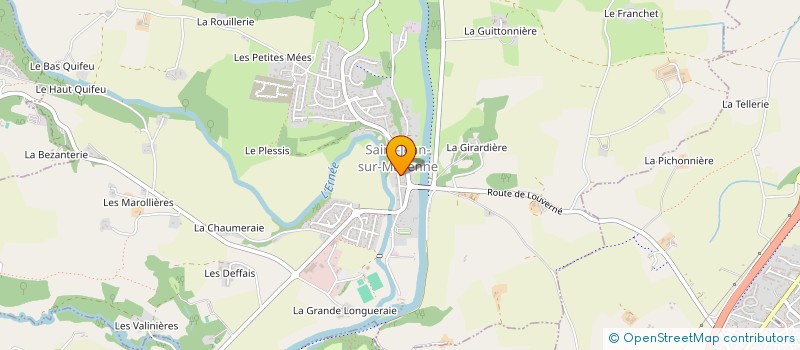 localisation de l'entreprise LA FABRIQUE ARTISANALE à LAVAL