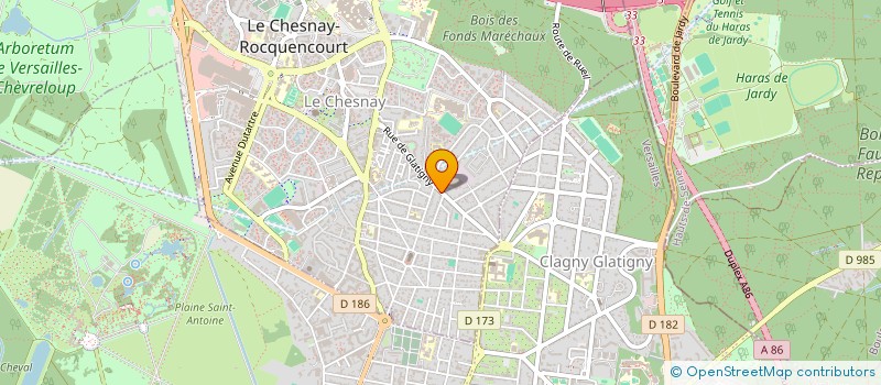 localisation de l'entreprise LA FABRIQUE AUTOMATIQUE  LE CHESNAY-ROCQUENCOURT