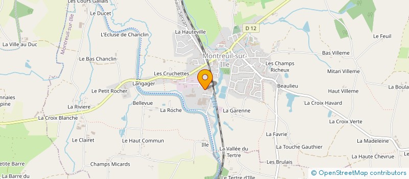 localisation de l'entreprise LA FABRIQUE AUTOMOBILE  MONTREUIL-SUR-ILLE