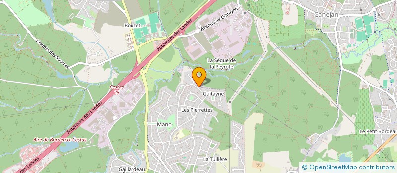 localisation de l'entreprise LA FABRIQUE BORDELAISE  CESTAS