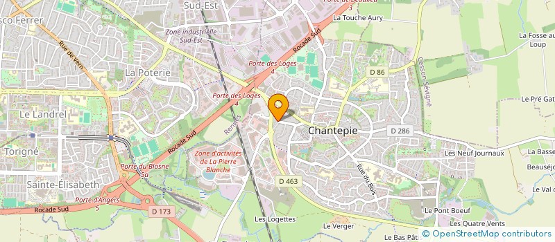 localisation de l'entreprise LA FABRIQUE CHANTEPIE à CHANTEPIE
