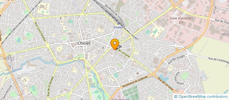 localisation de l'entreprise LA FABRIQUE CHOREGRAPHIQUE à CHOLET