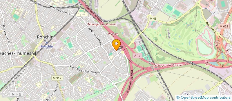 localisation de l'entreprise LA FABRIQUE CIVIQUE  RONCHIN