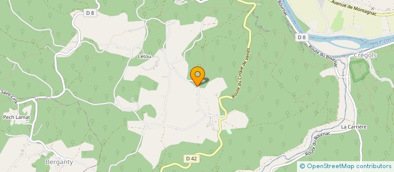 localisation de l'entreprise LA FABRIQUE COLLECTIF CITOYEN DE SAINT GERY VERS  SAINT GERY-VERS