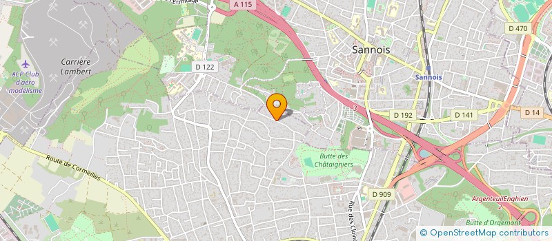localisation de l'entreprise LA FABRIQUE CREATIVE à ARGENTEUIL