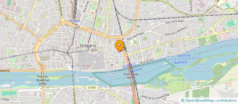localisation de l'entreprise LA FABRIQUE D'APPART à ORLEANS