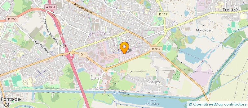 localisation de l'entreprise LA FABRIQUE D ARTISAN PASSIONNE à LES PONTS-DE-CE