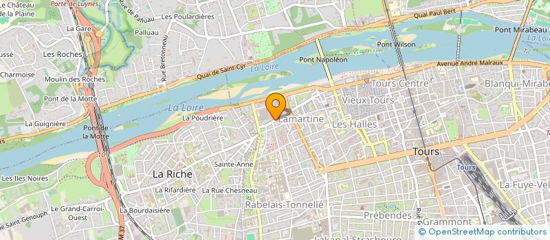 localisation de l'entreprise LA FABRIQUE D USAGES NUMERIQUES à TOURS