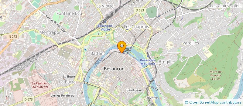 localisation de l'entreprise LA FABRIQUE DE BESANCON à BESANCON