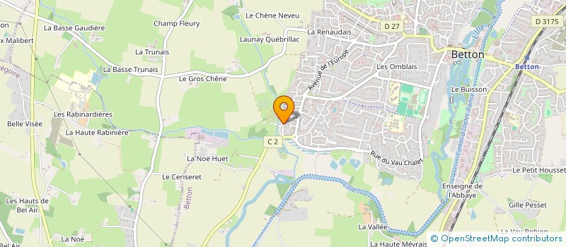 localisation de l'entreprise LA FABRIQUE DE CLEM  BETTON