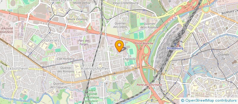 localisation de l'entreprise LA FABRIQUE DE DEMAIN  STRASBOURG