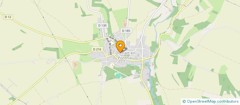 localisation de l'entreprise LA FABRIQUE DE DOMART  DOMART-EN-PONTHIEU