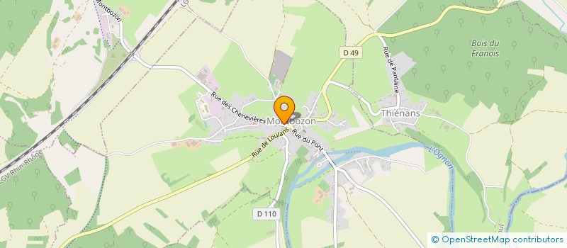 localisation de l'entreprise LA FABRIQUE DE GERONIMO  DAMPIERRE-SUR-LINOTTE