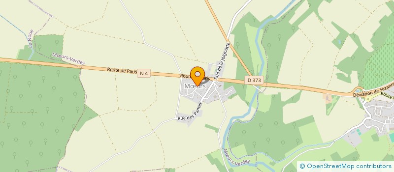 localisation de l'entreprise LA FABRIQUE DE L'EGLISE DE ST MARTIN DE MOEURS  MURS-VERDEY