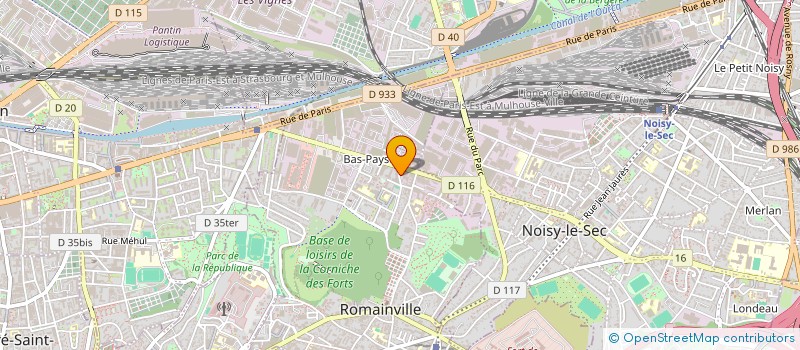 localisation de l'entreprise LA FABRIQUE DE L EST à ROMAINVILLE