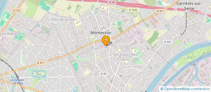 localisation de l'entreprise LA FABRIQUE DE L'INVISIBLE à MONTESSON