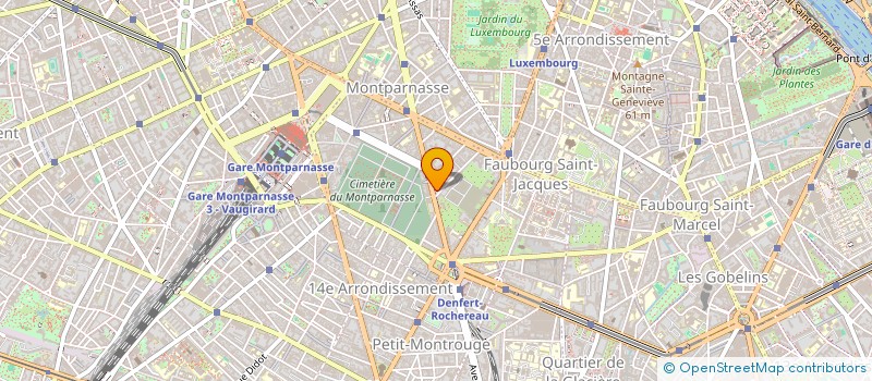 localisation de l'entreprise LA FABRIQUE DE LAINE à PARIS