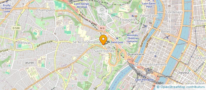 localisation de l'entreprise LA FABRIQUE DE LIENS à LYON