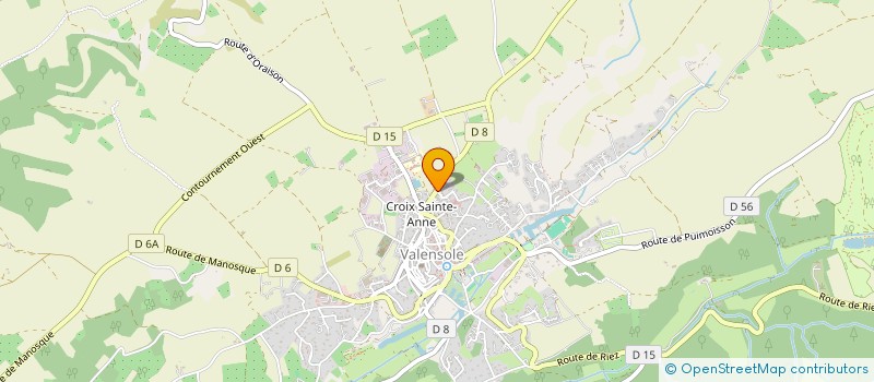 localisation de l'entreprise LA FABRIQUE DE PROVENCE à VALENSOLE