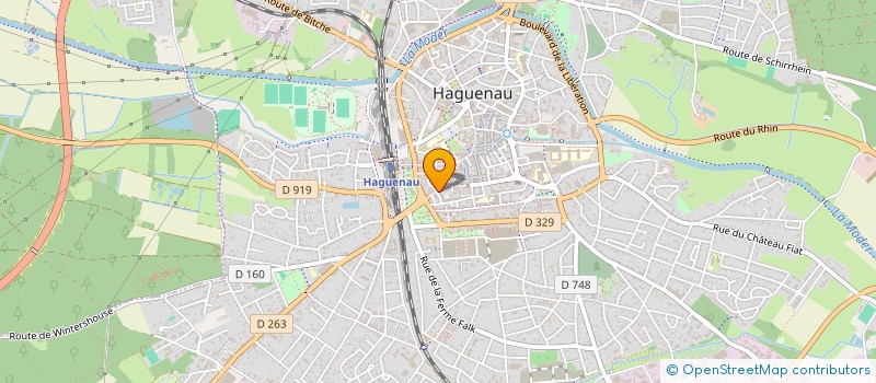 localisation de l'entreprise LA FABRIQUE DES BOULEAUX  HAGUENAU