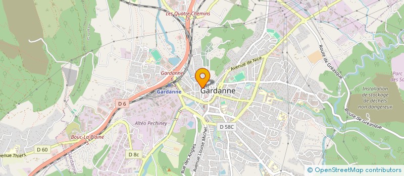 localisation de l'entreprise LA FABRIQUE DES P'TITS BONHEURS à GARDANNE