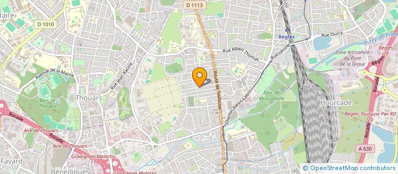 localisation de l'entreprise LA FABRIQUE DES PETITS - ASSOCIATION DES PARENTS D'ELEVES DE L'ECOLE MATERNELLE DU BEQUET  VILLENAVE-D'ORNON