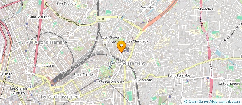 localisation de l'entreprise LA FABRIQUE DES POSSIBLES TEXTILES ET POETIQUES  MARSEILLE