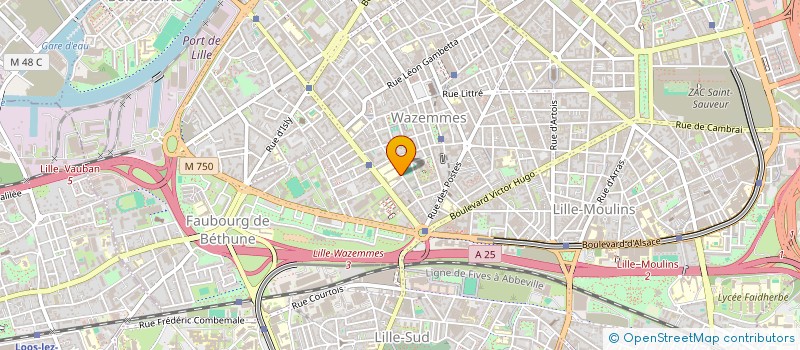 localisation de l'entreprise LA FABRIQUE DES QUARTIER à LILLE