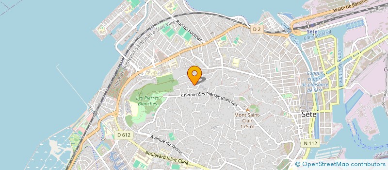 localisation de l'entreprise LA FABRIQUE DES SENS SAS à SETE