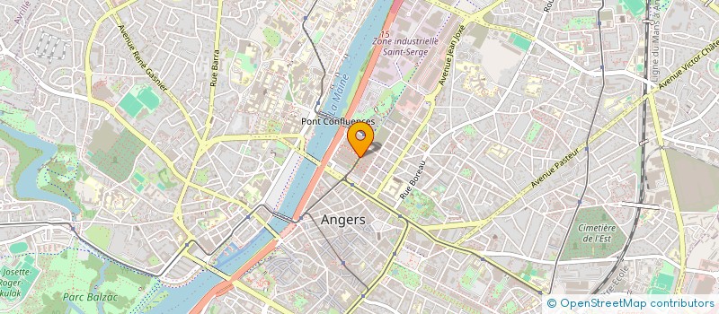 localisation de l'entreprise LA FABRIQUE DES SONGES à ANGERS