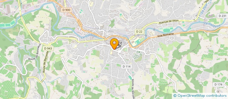 localisation de l'entreprise LA FABRIQUE DU GESTE à APT