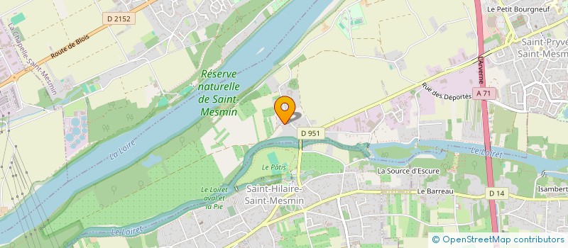 localisation de l'entreprise LA FABRIQUE DU LIEU à SAINT-PRYVE-SAINT-MESMIN