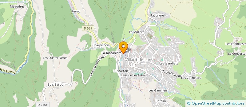 localisation de l'entreprise LA FABRIQUE DU SKI à VILLARD-DE-LANS