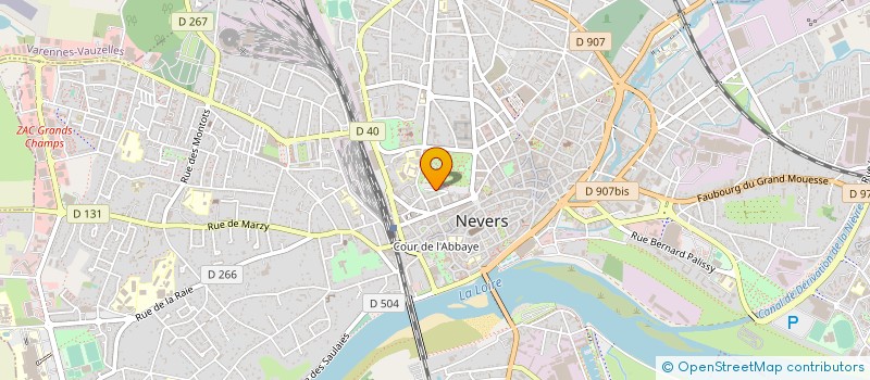 localisation de l'entreprise LA FABRIQUE EMPLOI ET TERRITOIRES à NEVERS