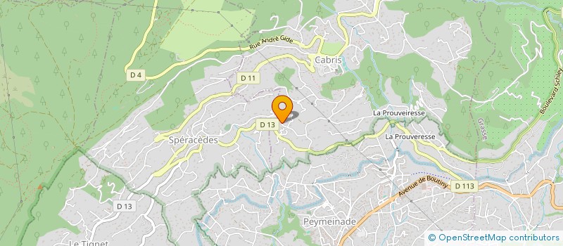 localisation de l'entreprise LA FABRIQUE EPHEMERE  CABRIS