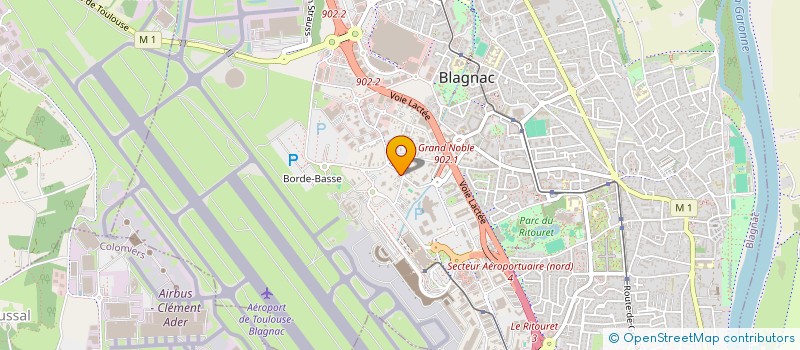 localisation de l'entreprise LA FABRIQUE ETHICS à BLAGNAC