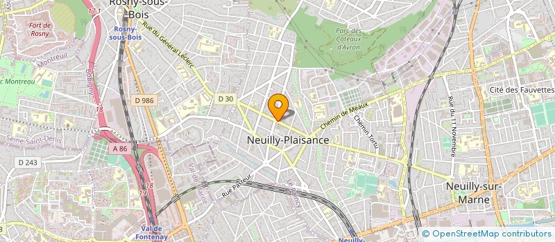 localisation de l'entreprise LA FABRIQUE FITNESS à BONDY