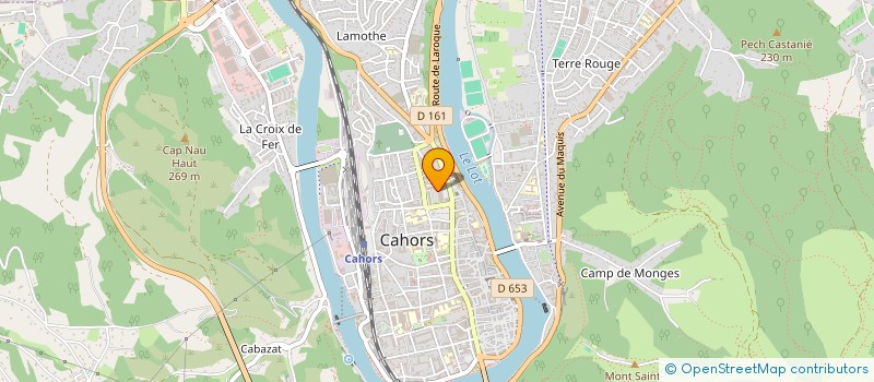 localisation de l'entreprise LA FABRIQUE FRANCOPHONE  CAHORS