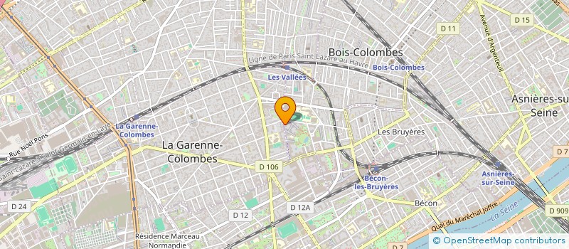 localisation de l'entreprise LA FABRIQUE H651 à BOIS-COLOMBES