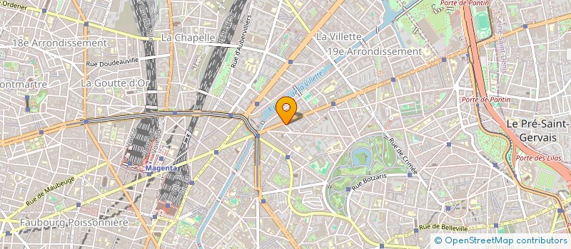 localisation de l'entreprise LA FABRIQUE JAURES  PARIS