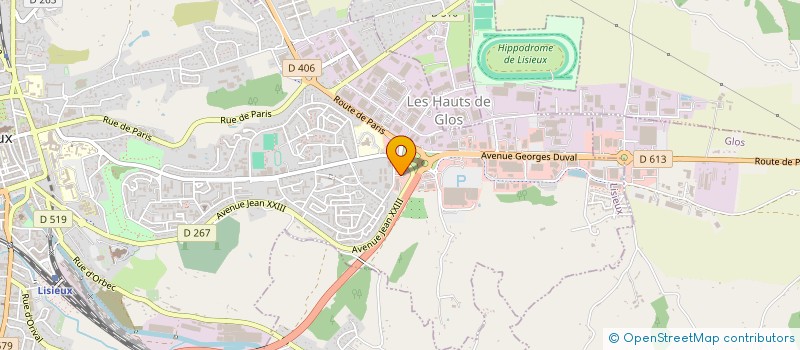 localisation de l'entreprise LA FABRIQUE LEXOVIENNE à LISIEUX