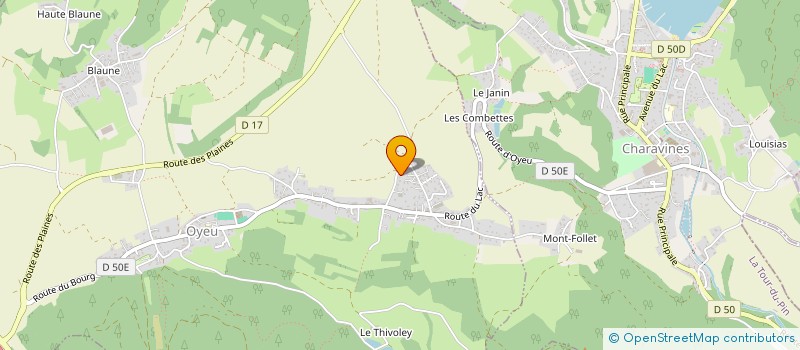 localisation de l'entreprise LA FABRIQUE MAIRA  OYEU