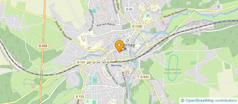 localisation de l'entreprise LA FABRIQUE NOUVELLE DES MEDIAS  BERNAY