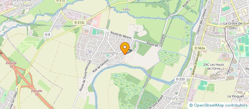 localisation de l'entreprise LA FABRIQUE OPERA CAEN  LOUVIGNY