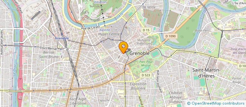 localisation de l'entreprise LA FABRIQUE OPERA ISERE  GRENOBLE