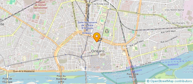 localisation de l'entreprise LA FABRIQUE OPERA - VAL DE LOIRE à ORLEANS