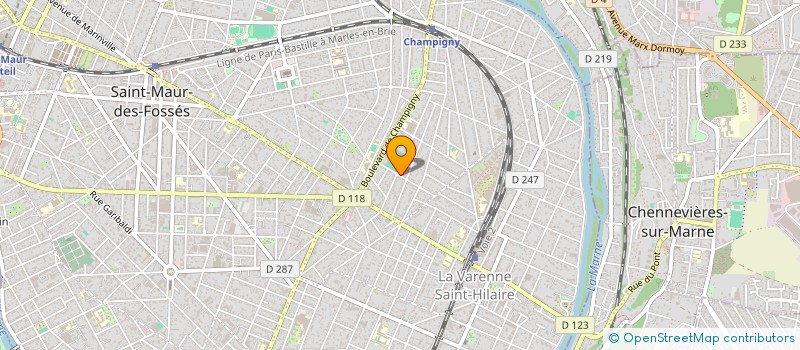 localisation de l'entreprise LA FABRIQUE PARIS à SAINT-MAUR-DES-FOSSES