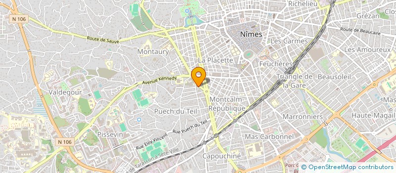 localisation de l'entreprise LA FABRIQUE SCI à NIMES