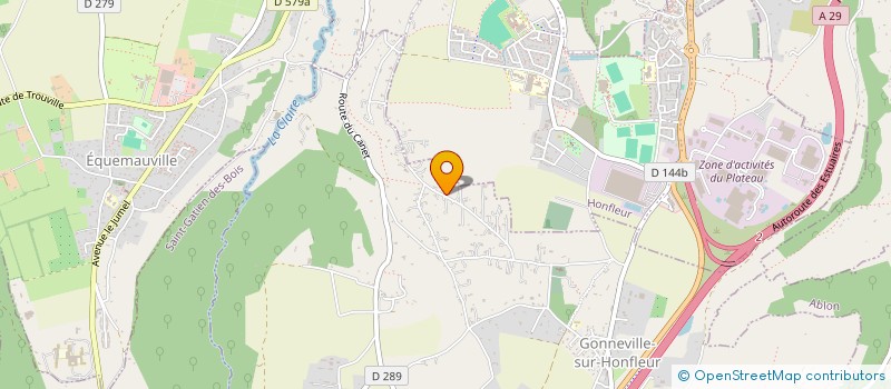 localisation de l'entreprise LA FABRIQUE TADAM  GONNEVILLE-SUR-HONFLEUR